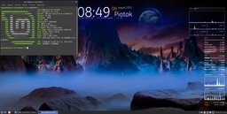 LUNUX MINT 22 MATE vo VirtualBoxe